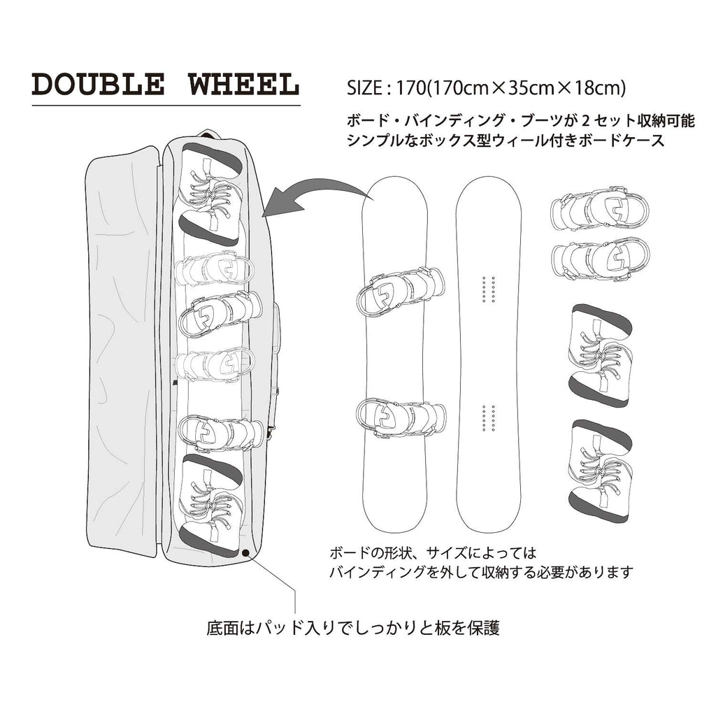 【NEW】DOUBLE WHEEL