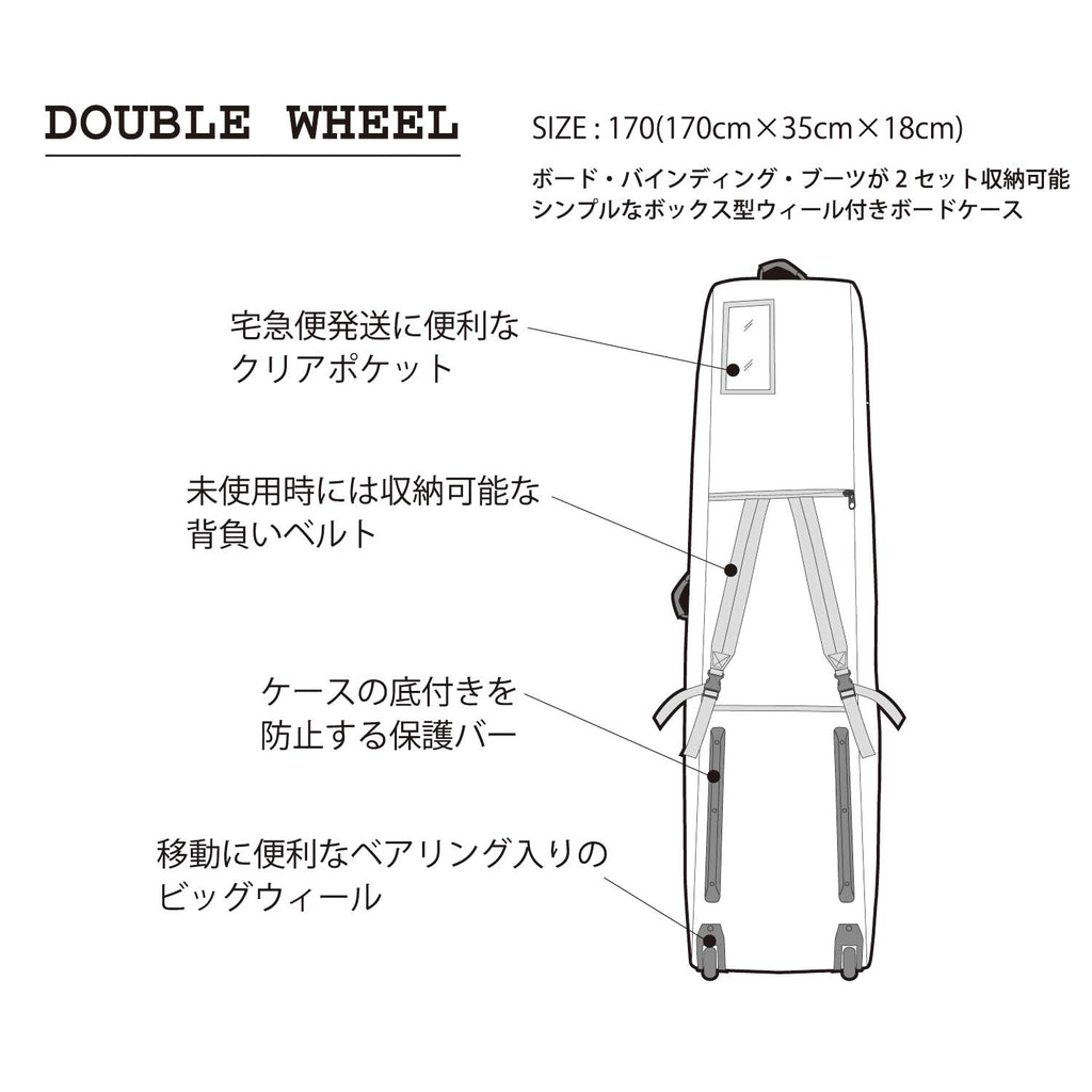 【NEW】DOUBLE WHEEL