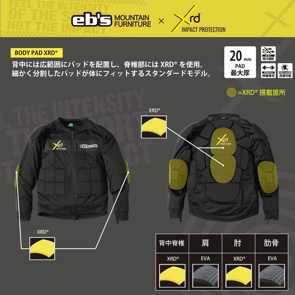 2026年10月入荷予定　BODY PAD XRD®