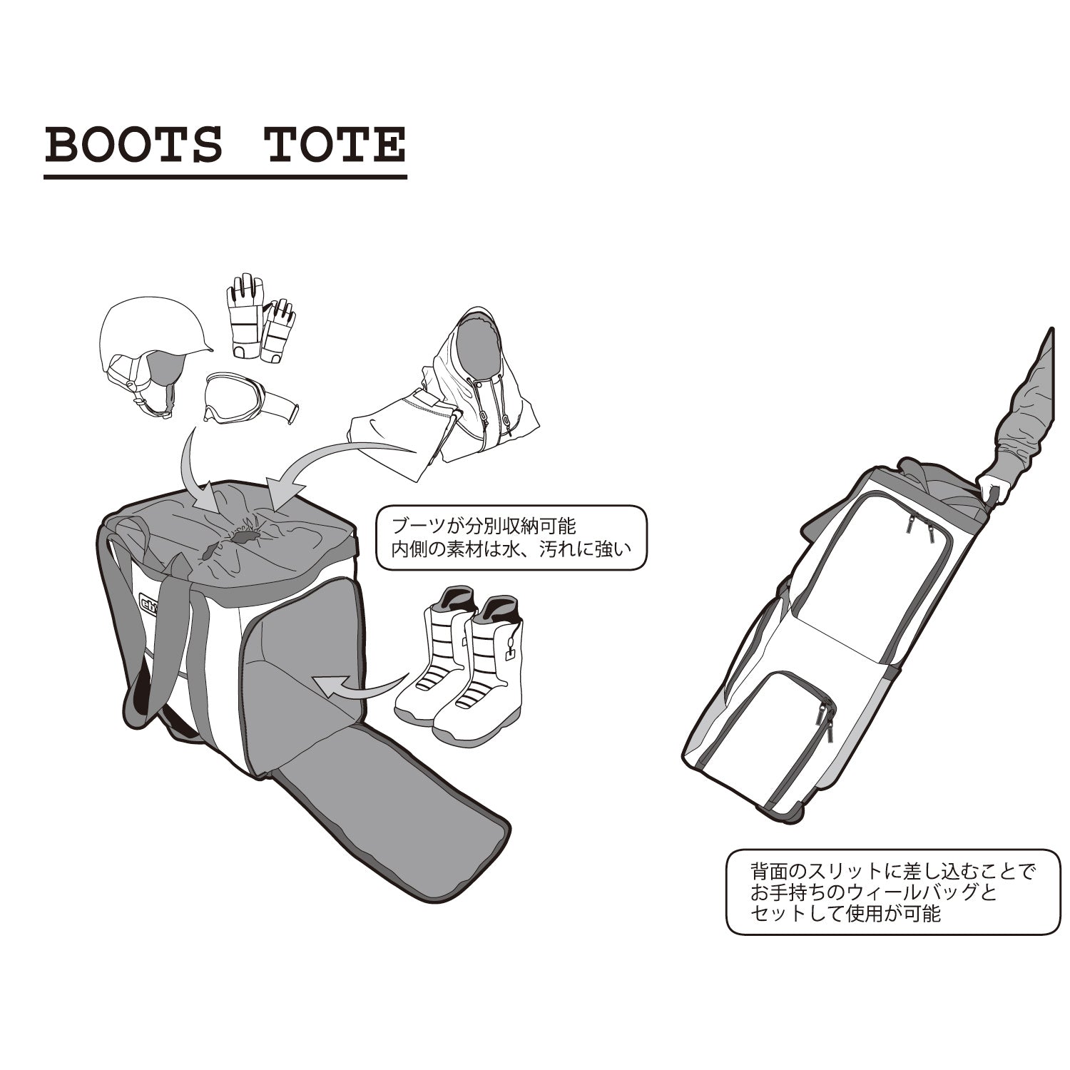 2026年9月入荷予定　BOOTS TOTE