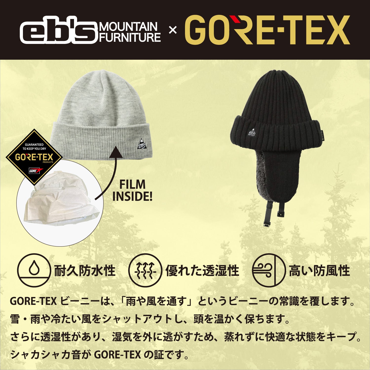 GORE-TEX SHAKA SHAKA BEANIE – eb's mountain furniture